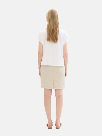 Jupe TOM TAILOR en beige