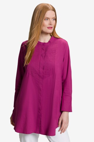 Ulla Popken Blouse in Pink: front