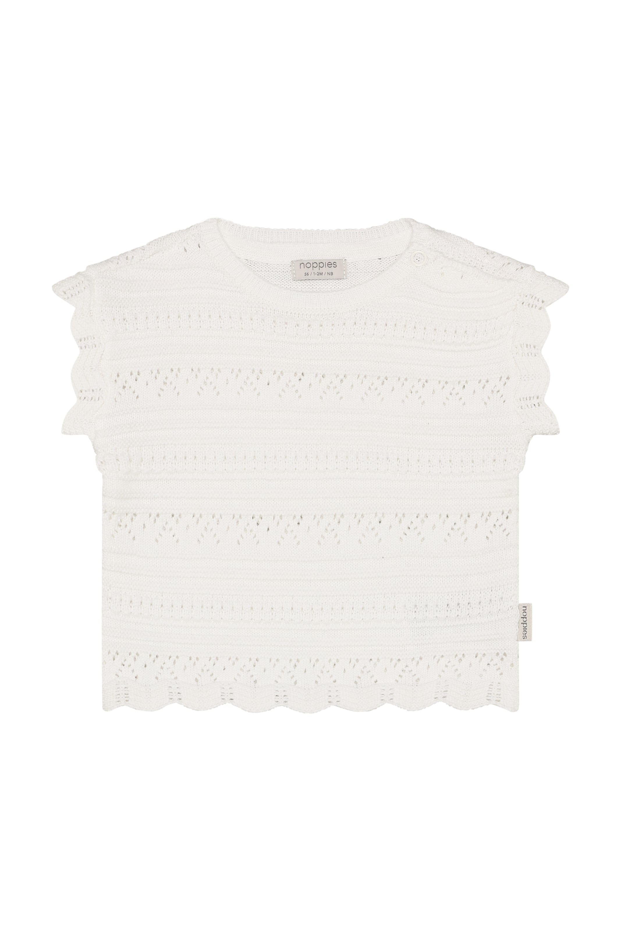 Noppies Top in White: front