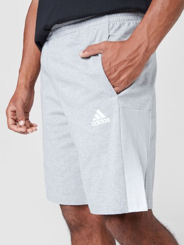 ADIDAS SPORTSWEAR Regular Workout Pants in Grey