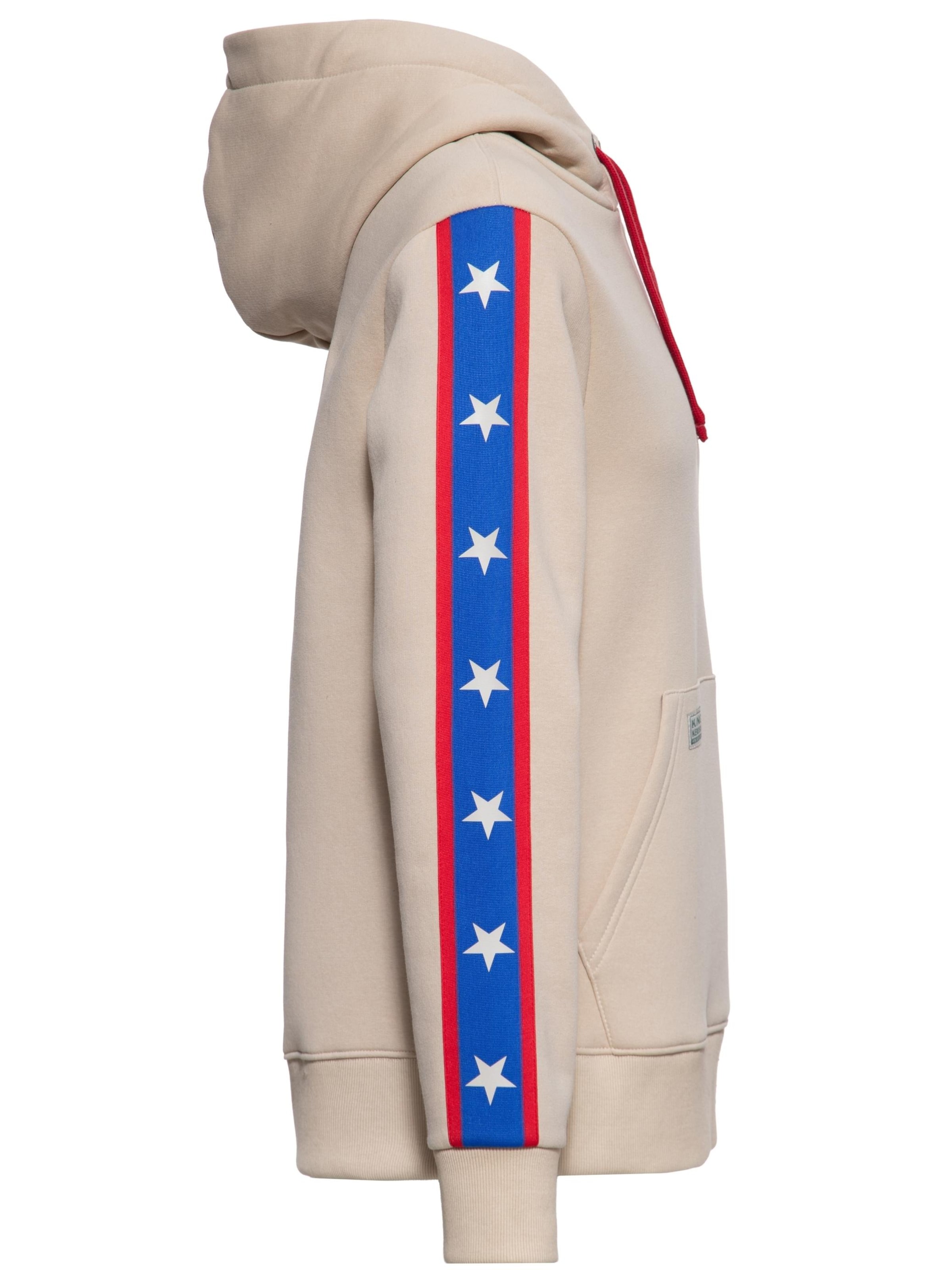 King Kerosin Sweater 'Make Chopper Great Again' in Beige