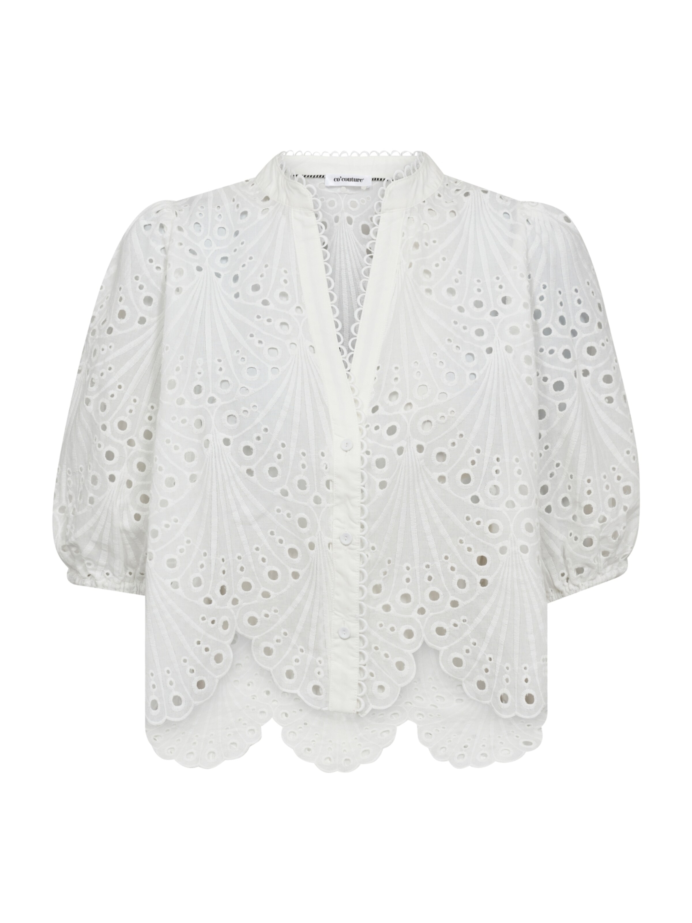 Camicia da donna 'Naya' di co'couture in bianco: frontale