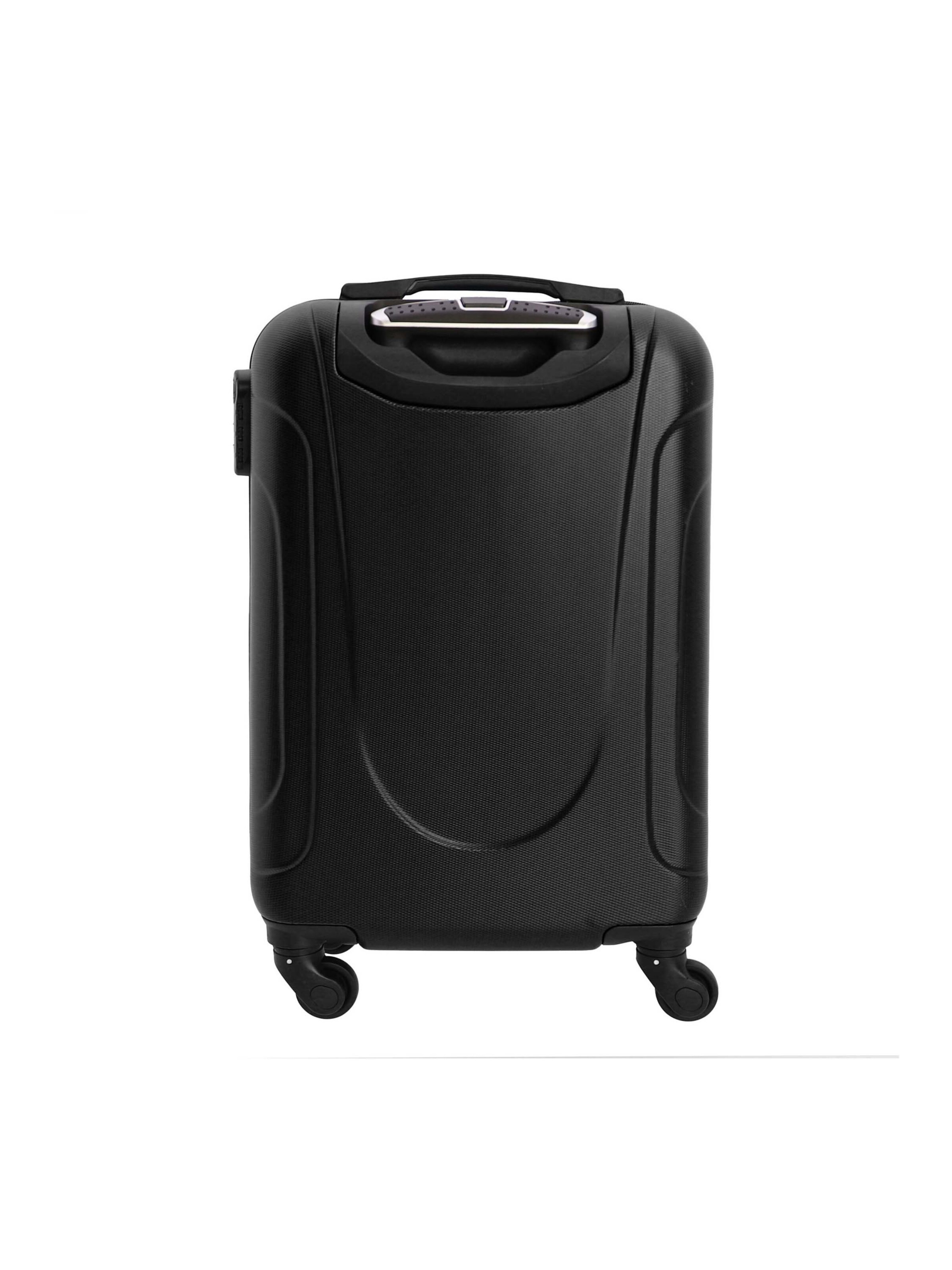 Coronel Tapioca - Carrito 'Coronel Tapioca - Maletas de Viaje Cabina - Maleta Cabina - Maletas de Viaje - Apta para Ryannair- Trolley Equipaje para Avion Resistente con 4 Ruedas de 360º y candado' en negro