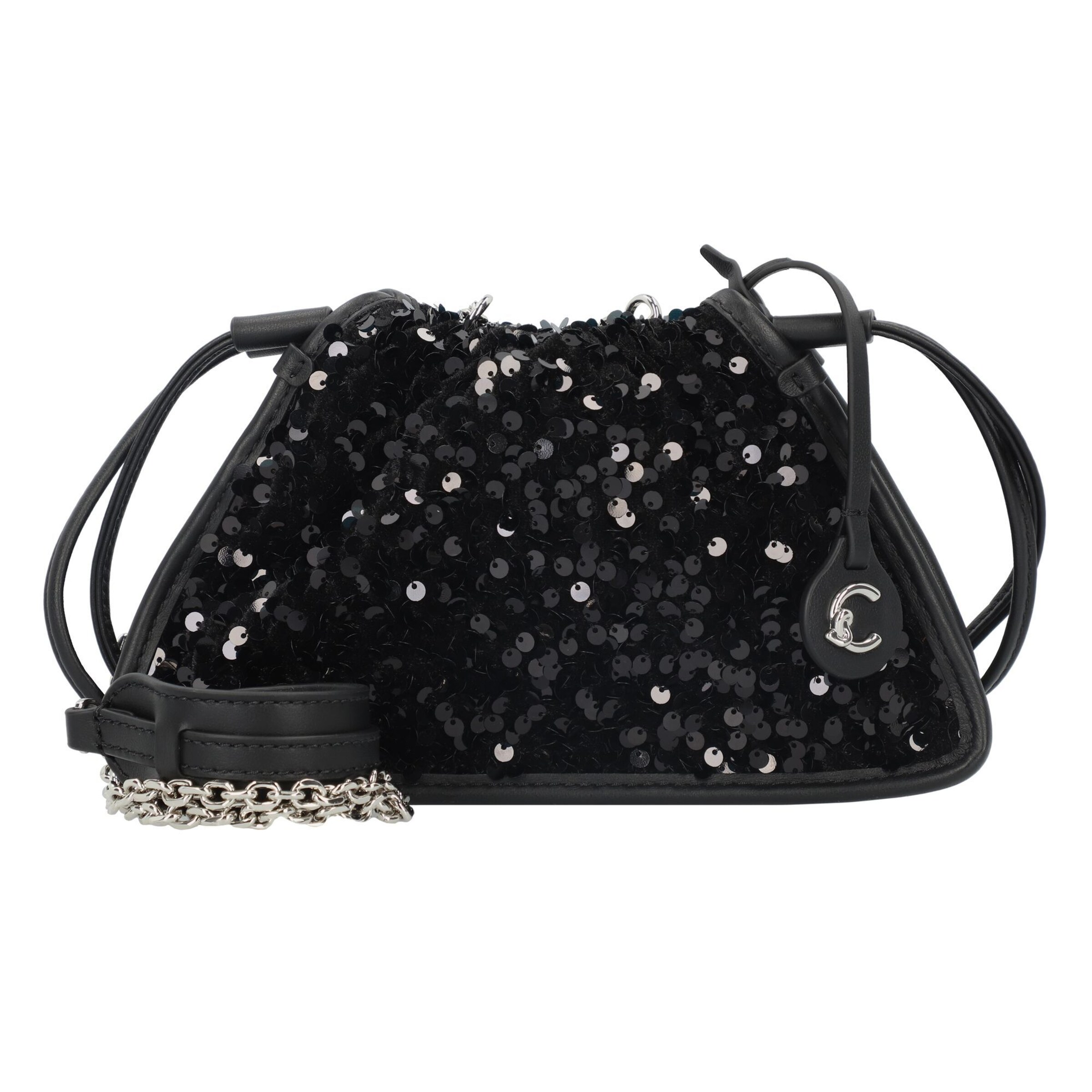 Sac à bandoulière 'Dulse' Coccinelle en noir : devant