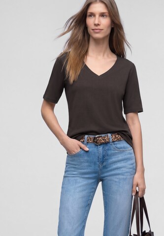 STREET ONE Shirt in Brown: front
