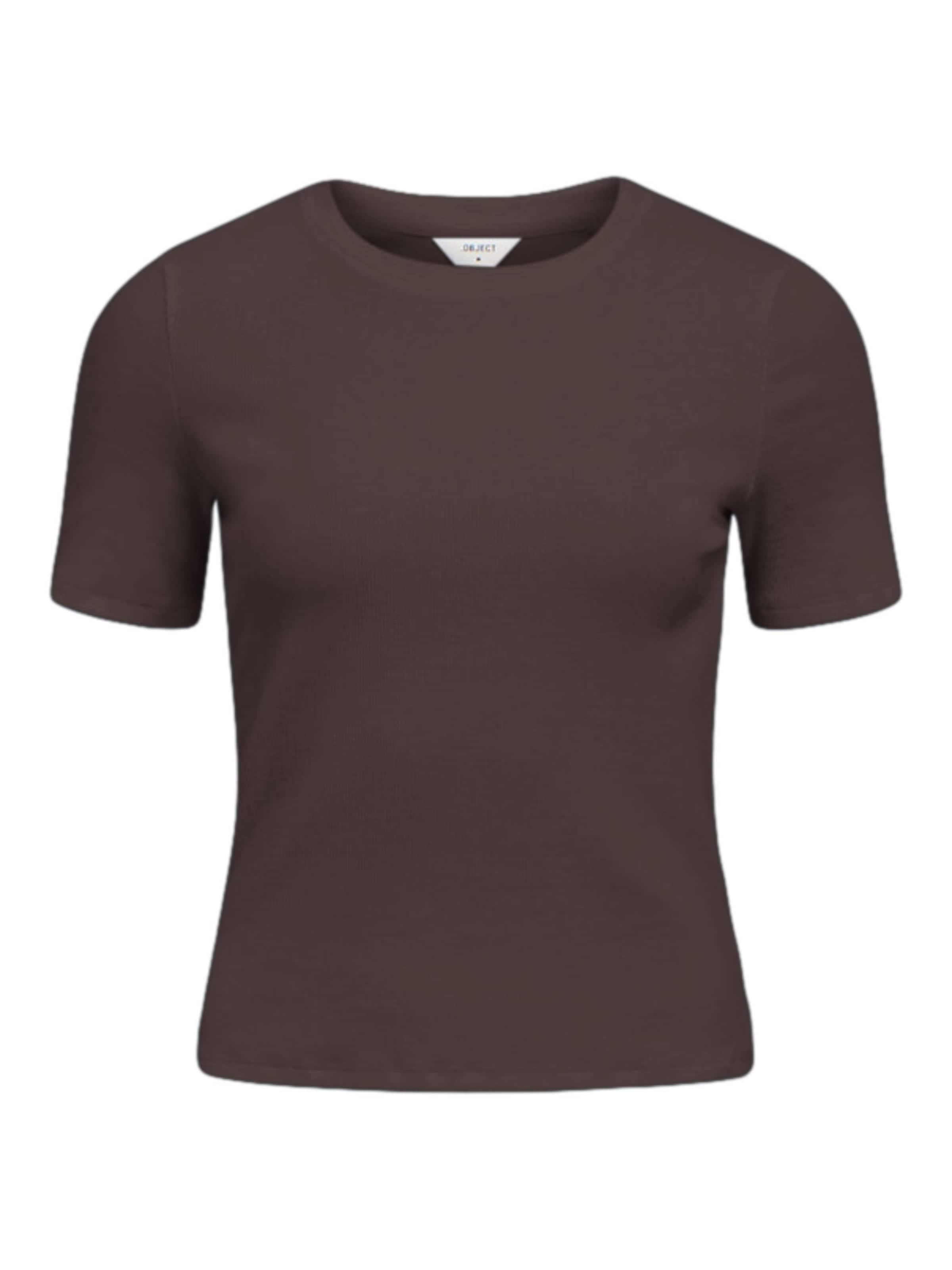 OBJECT Shirt 'OBJMoli' in Brown: front
