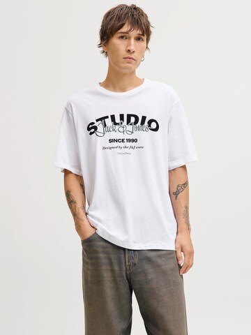 JACK & JONES T-Shirt 'JJYUKI' in Weiß: Vorderseite