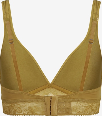 Skiny Triangle Bra in Brown