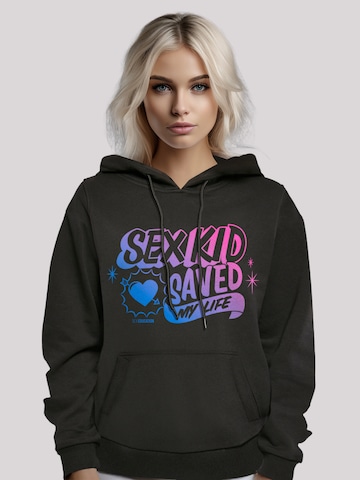 F4NT4STIC Sweatshirt 'Sex Education Sex Kid Netflix TV Series' in Black: front