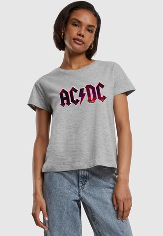 Merchcode Shirt 'ACDC - Distressed' in Grey: front