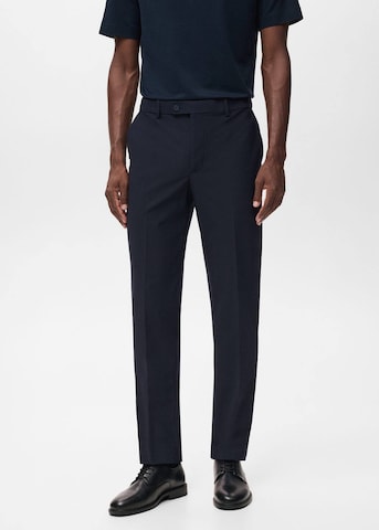 MANGO MAN Slimfit Hose 'Zurich' in Blau: Vorderseite