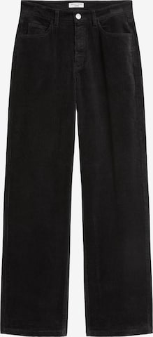 Wide Leg Pantalon 'Tomma' Marc O'Polo DENIM en noir : devant