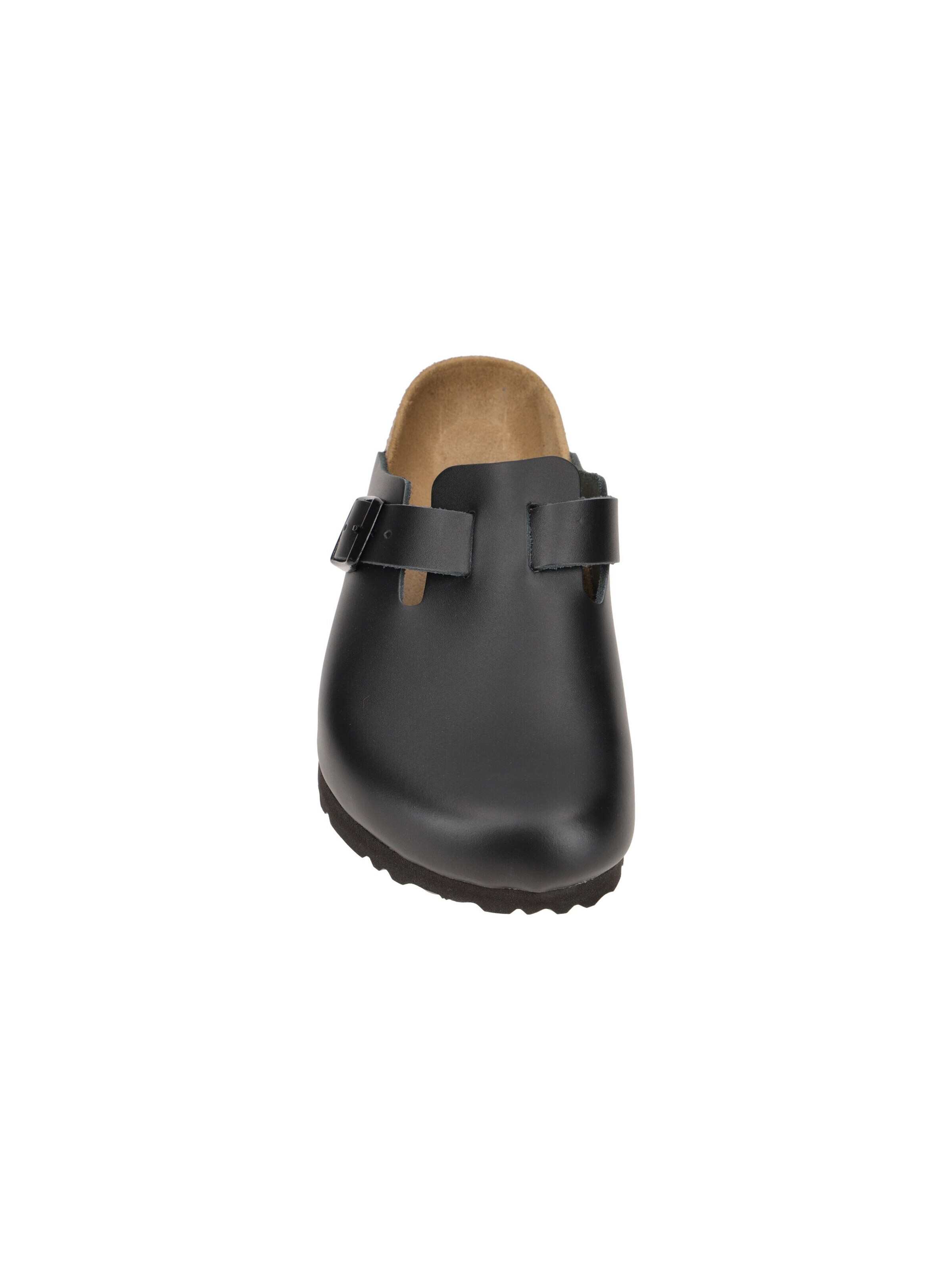 BIRKENSTOCK Pantolette 'Boston'‌‌‌‌‌‌‌‌ in Schwarz