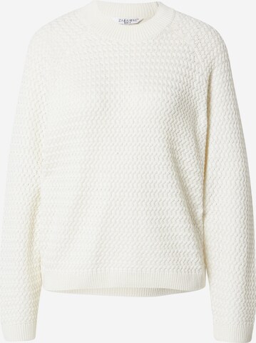 ZABAIONE Sweater 'Pia' in White: front