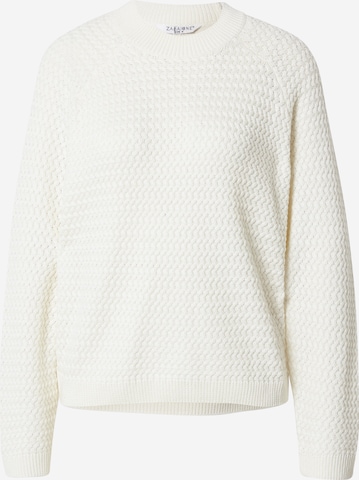 ZABAIONE Sweater 'Pia' in White: front