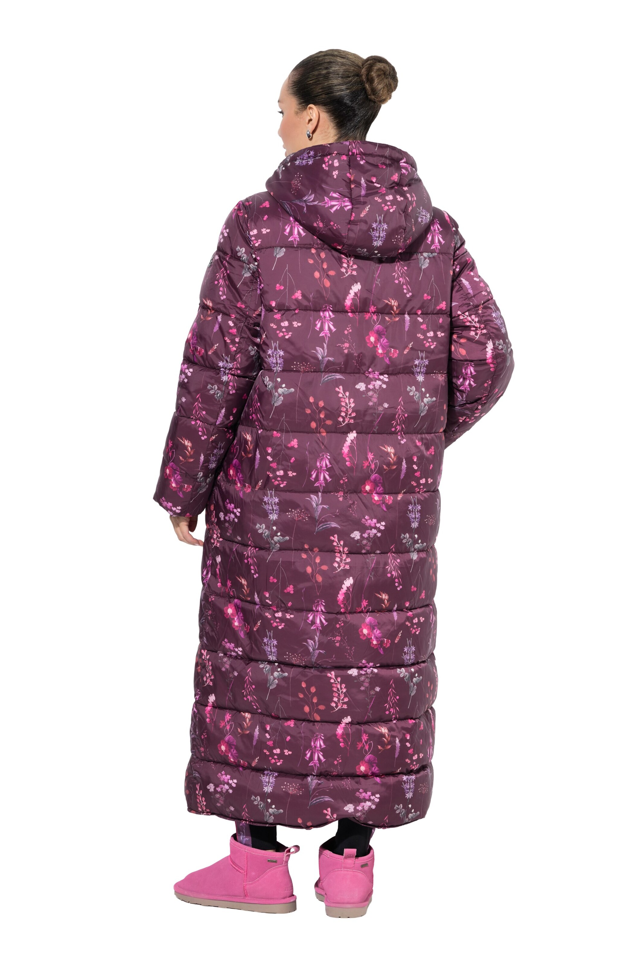 Ulla Popken Wintermantel in Lila