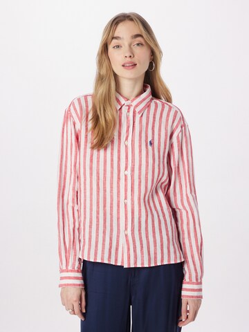 Polo Ralph Lauren Blouse in Rood: voorkant