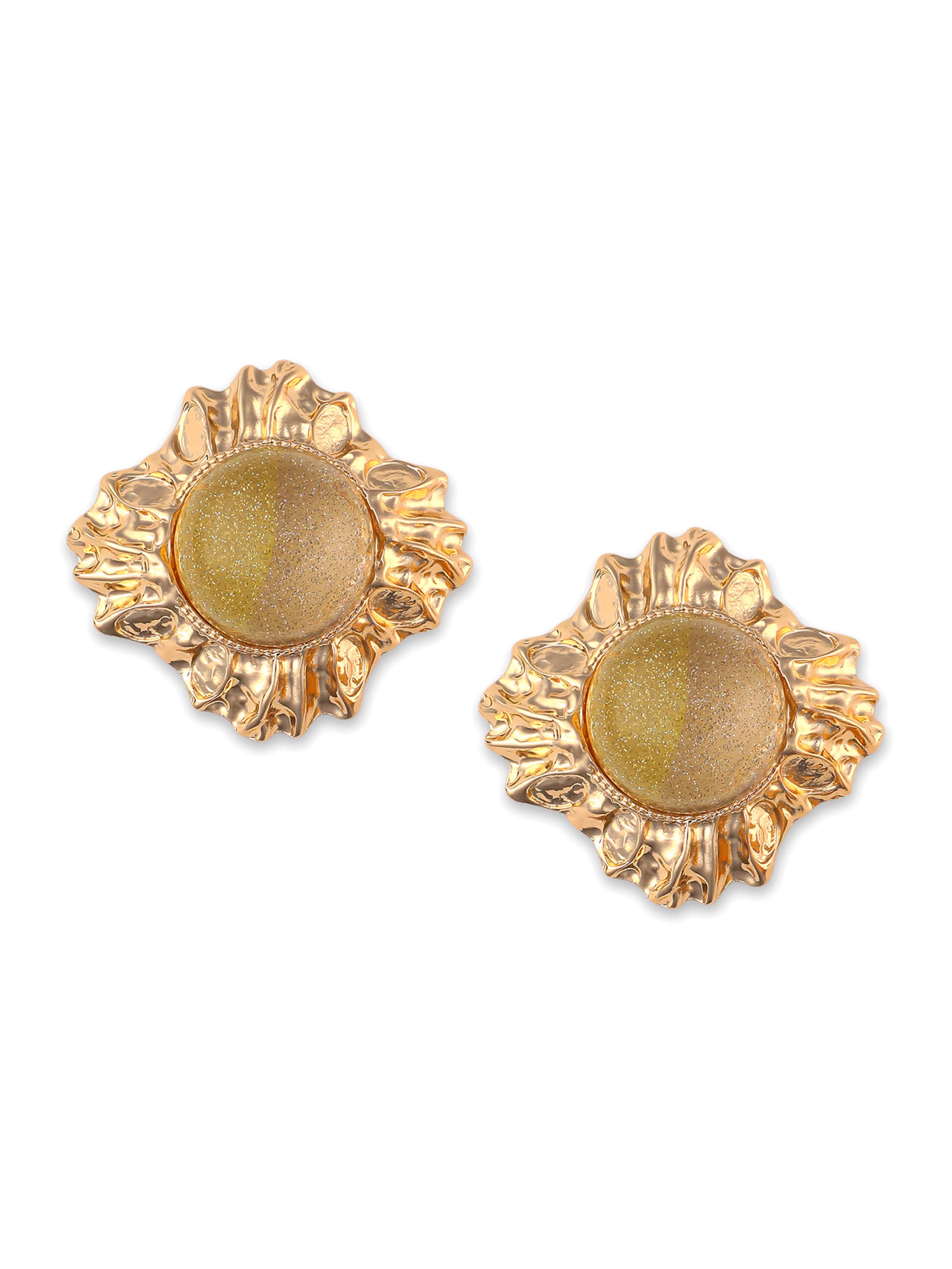 SOHI Uhani 'Tamson' | rumena barva: sprednja stran