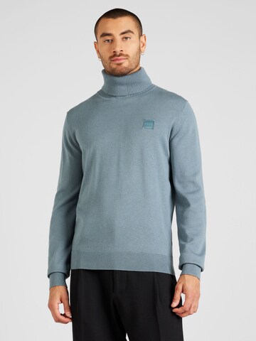 BOSS Pullover 'Akiro' in Blau: Vorderseite