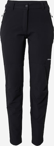 ICEPEAK Regularen Outdoor hlače 'Beelitz' | črna barva: sprednja stran