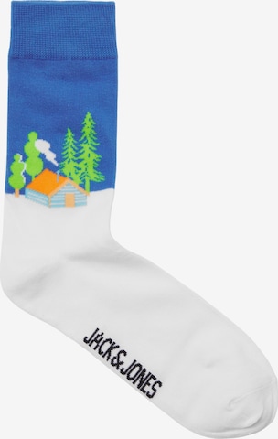 JACK & JONES Къси чорапи 'VACAY' в синьо