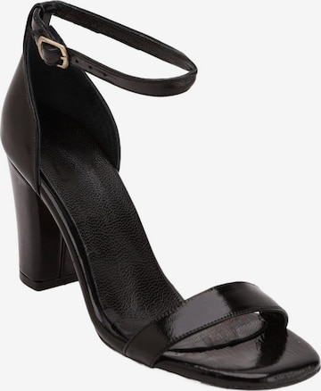 Limoya Slingpumps 'Limoya Erika Damenschuhe aus echtem Leder mit 8 cm Absatz' in Schwarz: Vorderseite