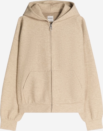 BershkaGornji dio trenirke - bež boja: prednji dio