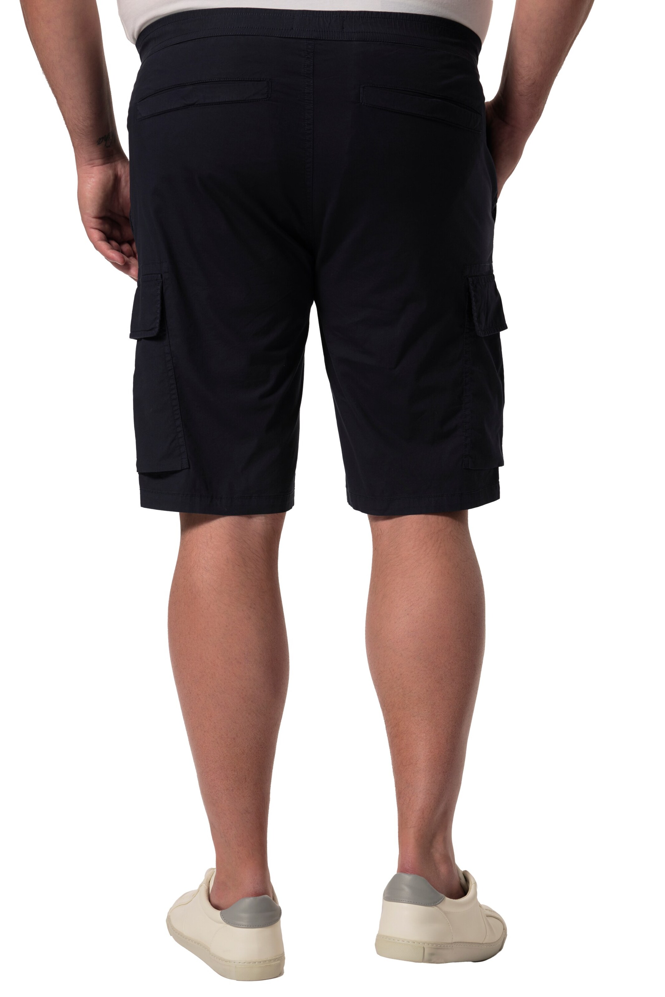 Men Plus Loose fit Pants in Blue