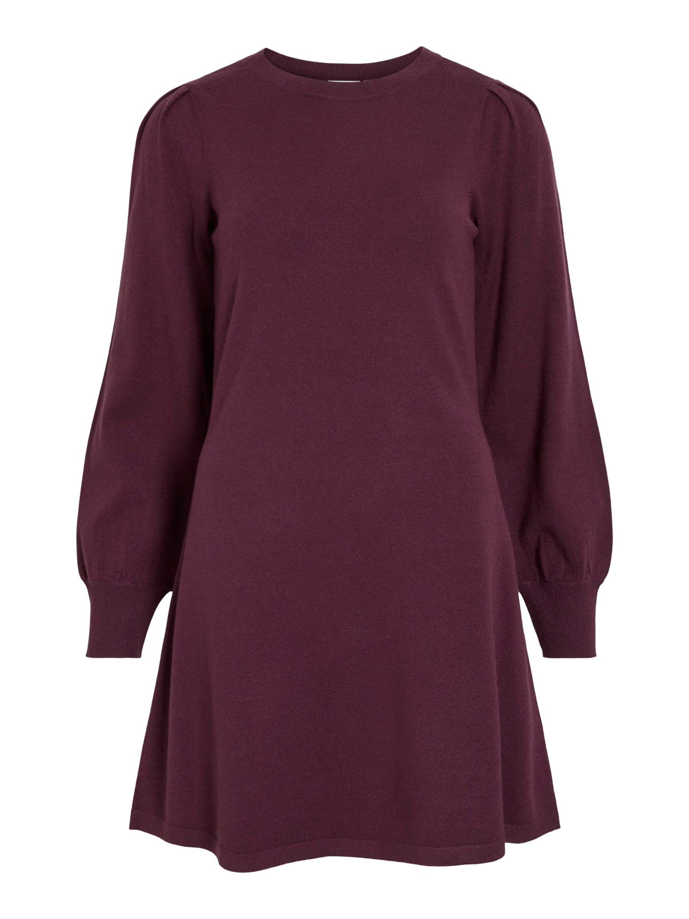 VILA Strikkjole 'VIRICKY' i rød: forside