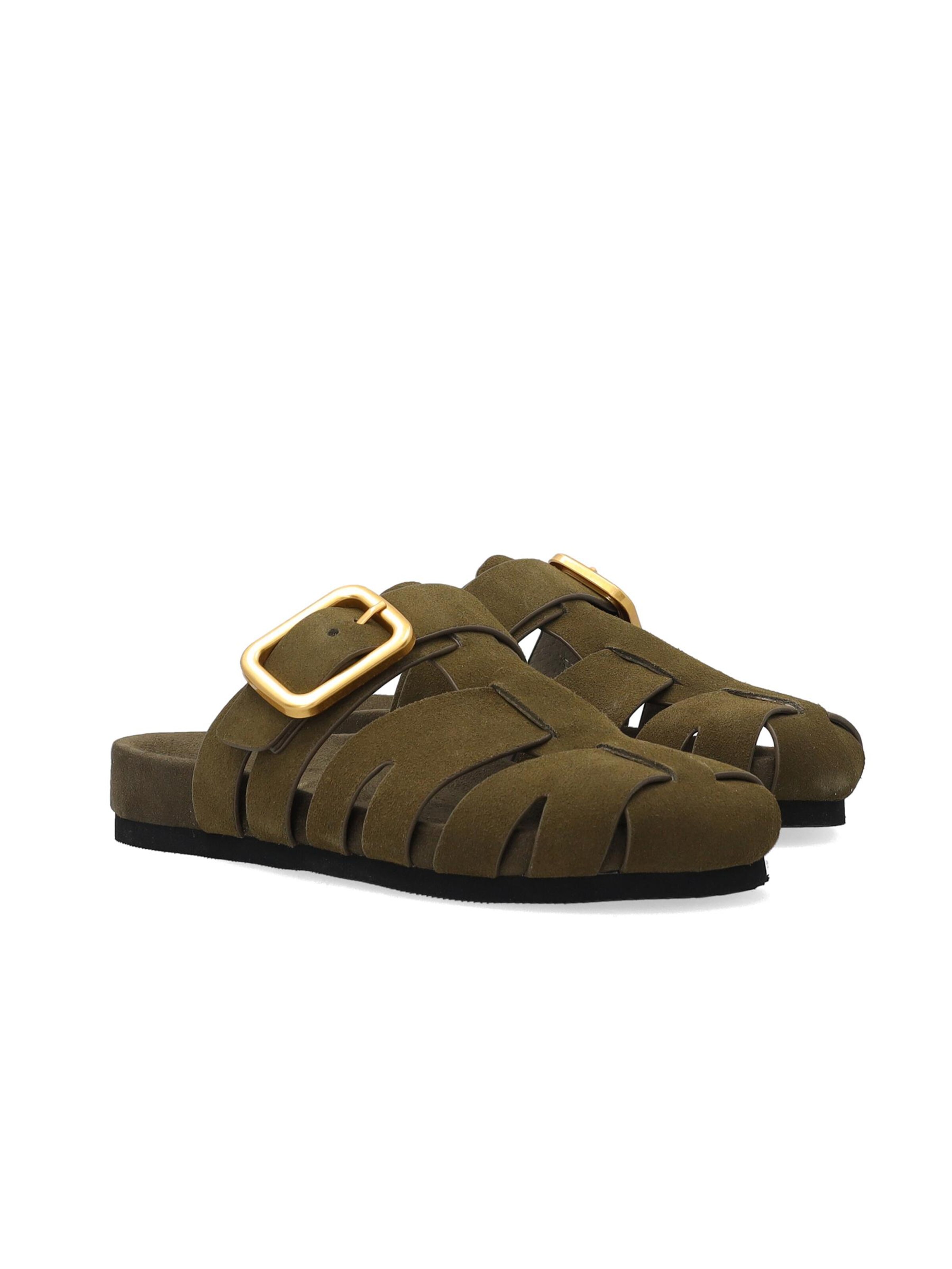 VENEZIA Mules 'Venezia' in Green