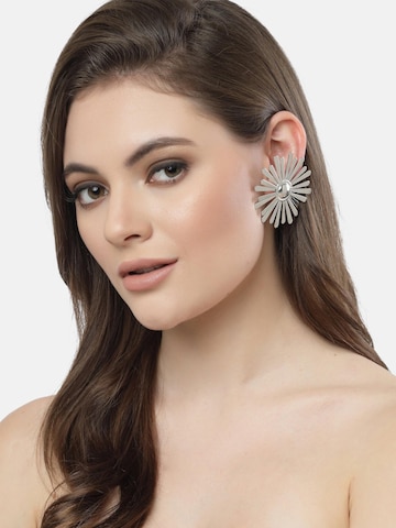 AVANT-GARDE PARIS - Pendientes 'Joannaka' en plata: frente