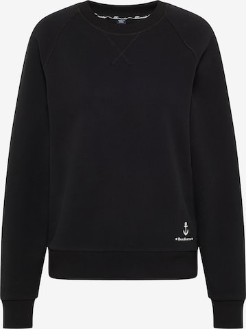 DreiMaster Maritim Sweatshirt 'Kilata' in Black: front