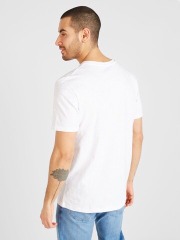 T-Shirt 'ASPEN' SELECTED HOMME en blanc