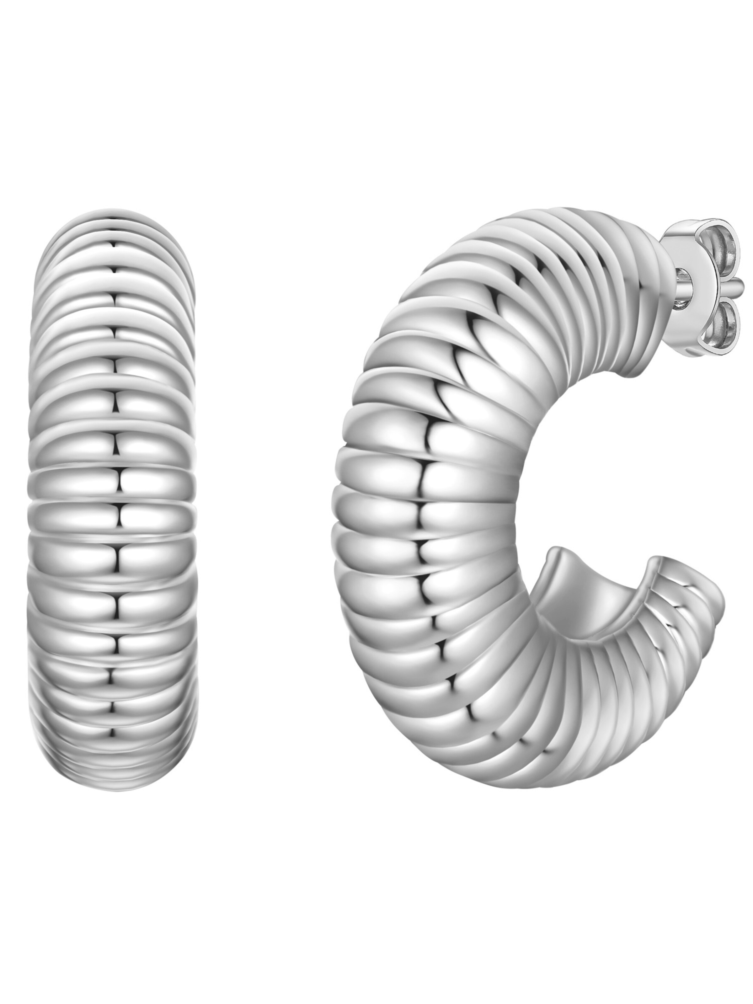 Yokoamii - Pendientes en plata: frente