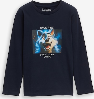 TOM TAILOR Póló - kék: elől