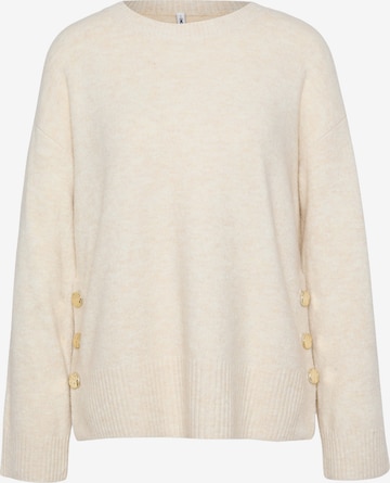Only Tall Neulepaita 'ONLRENE' värissä beige: etupuoli