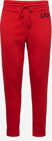 Tapered Pantaloni di GAP in rosso: frontale