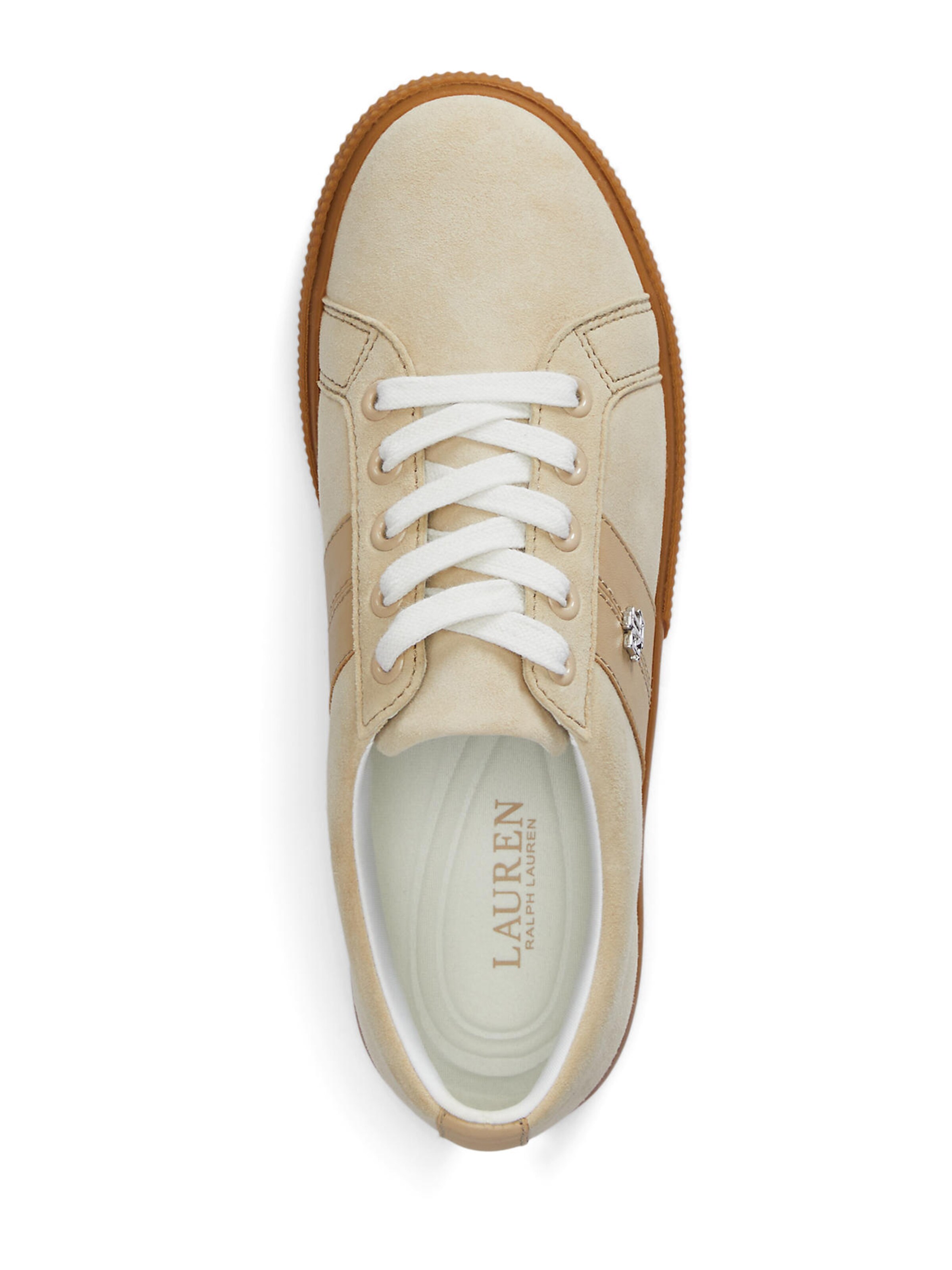 Lauren Ralph Lauren Rövid szárú sportcipők 'JANSON II' - bézs