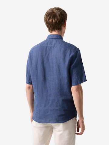 BOGNER Regular fit Button Up Shirt 'Lykos' in Blue