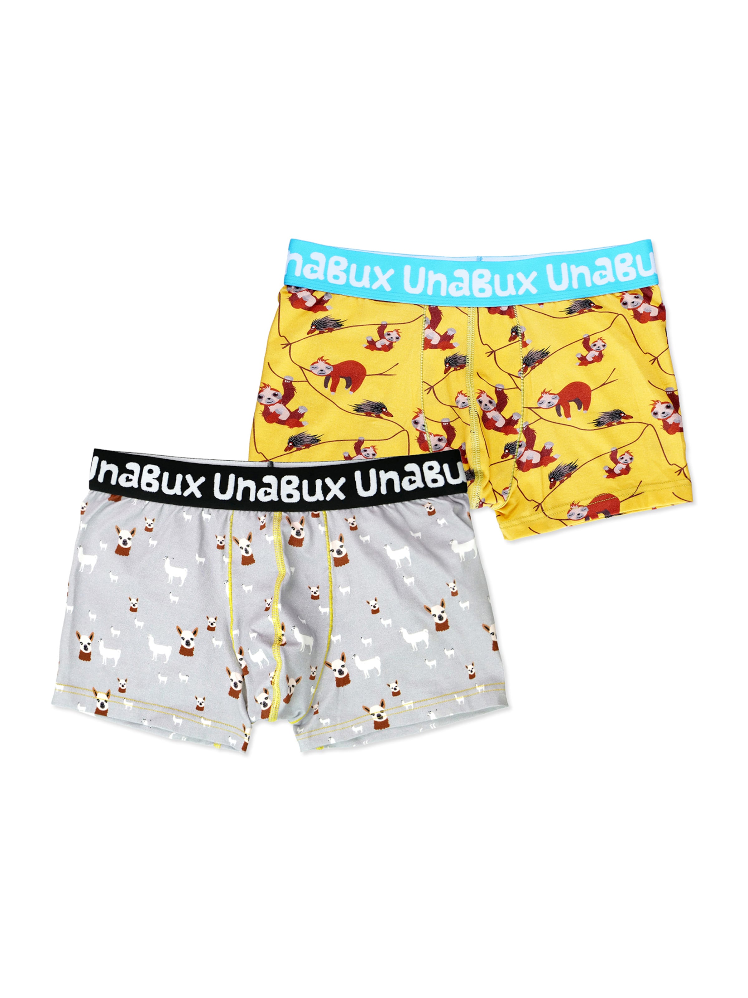 UNABUX Boxer shorts in Yellow: front