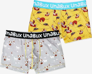 UNABUX Boxer shorts in Yellow: front