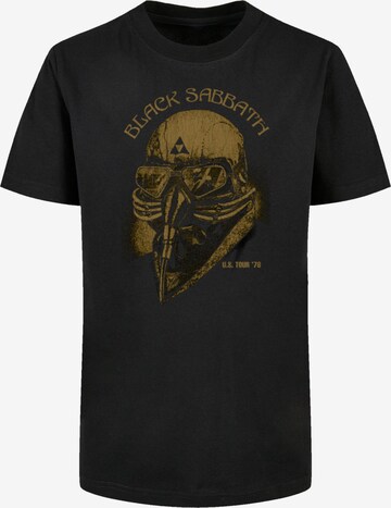 T-Shirt 'Black Sabbath' F4NT4STIC en noir : devant