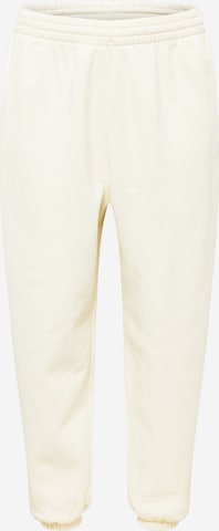 Reebok Tapered Broek in Wit: voorkant