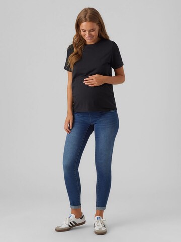 MAMALICIOUS Skinny Jeans in Blau