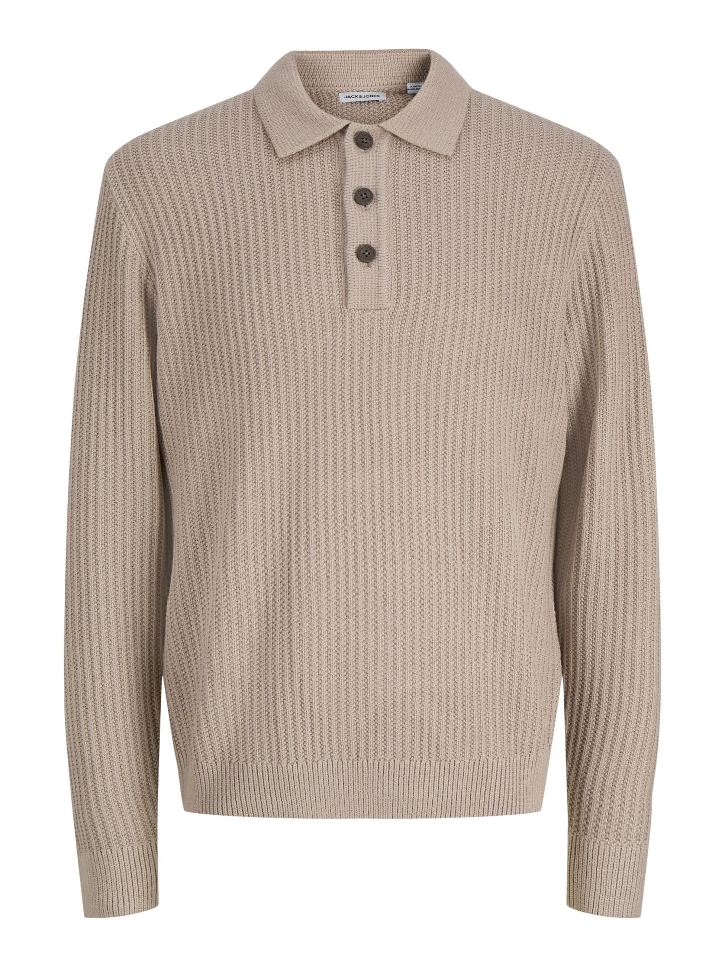 JACK & JONES Sweater 'JJSAGE' in L in Greige, Item view