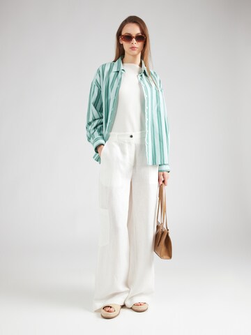 Copenhagen Muse Wide Leg Cargobukser 'NATULI' i beige