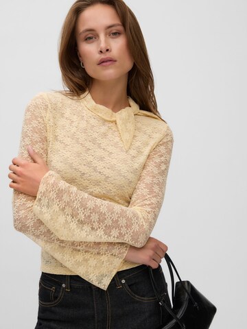 VERO MODA Blouse 'LOTTA' in Beige: front