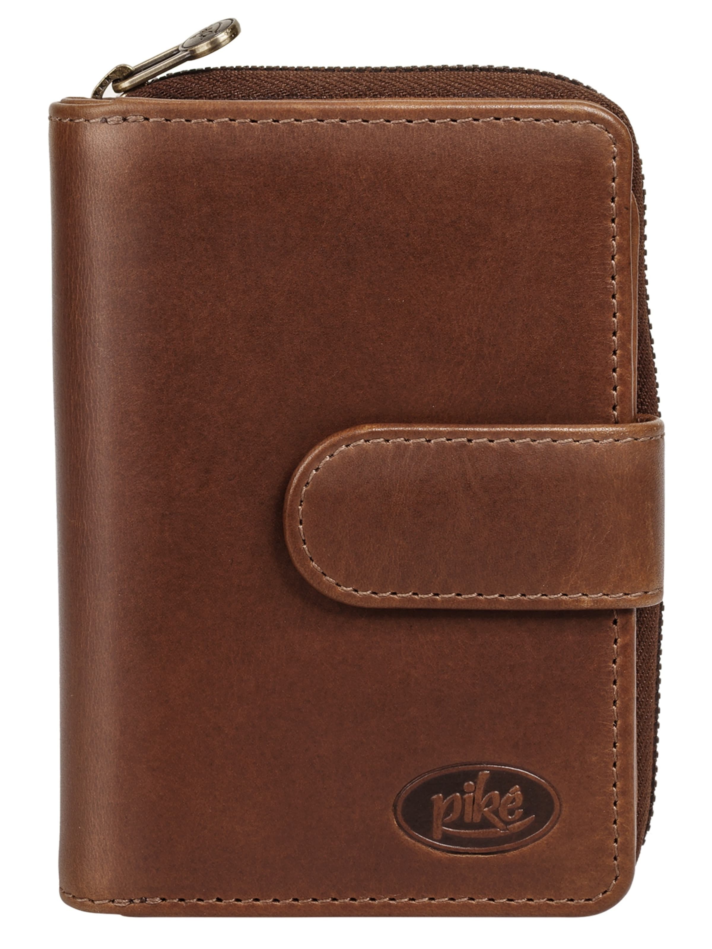 piké Wallet in Brown: front