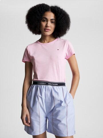 T-shirt TOMMY HILFIGER en rose : devant