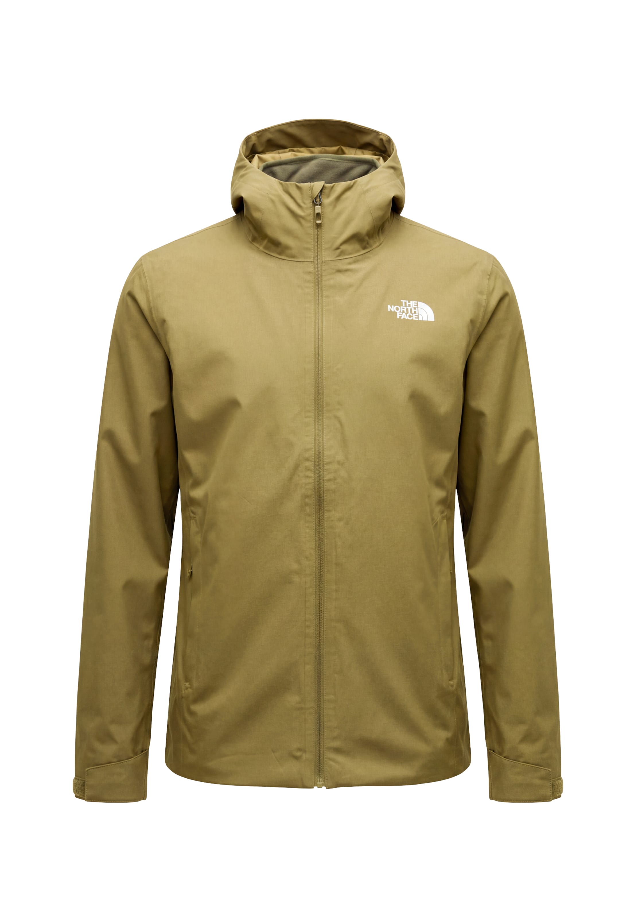 THE NORTH FACE Яке Outdoor 'QUEST' в зелено: отпред